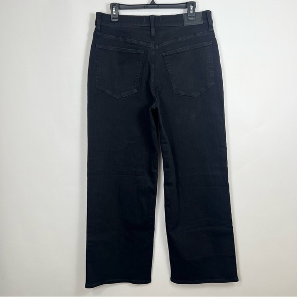 Madewell The Perfect Vintage Wide-Leg Jean in Black Rinse Wash Size 31 NWT - Picture 6 of 10
